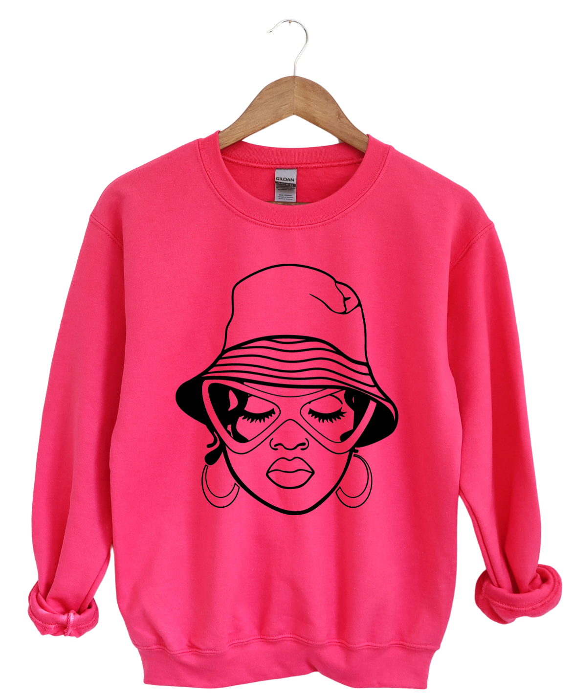 【IONSEOUL】Bell Dye USA Sweat Shirt (3color) 4JH242 Chill Mood Sweatshirt – Expressionsinc
