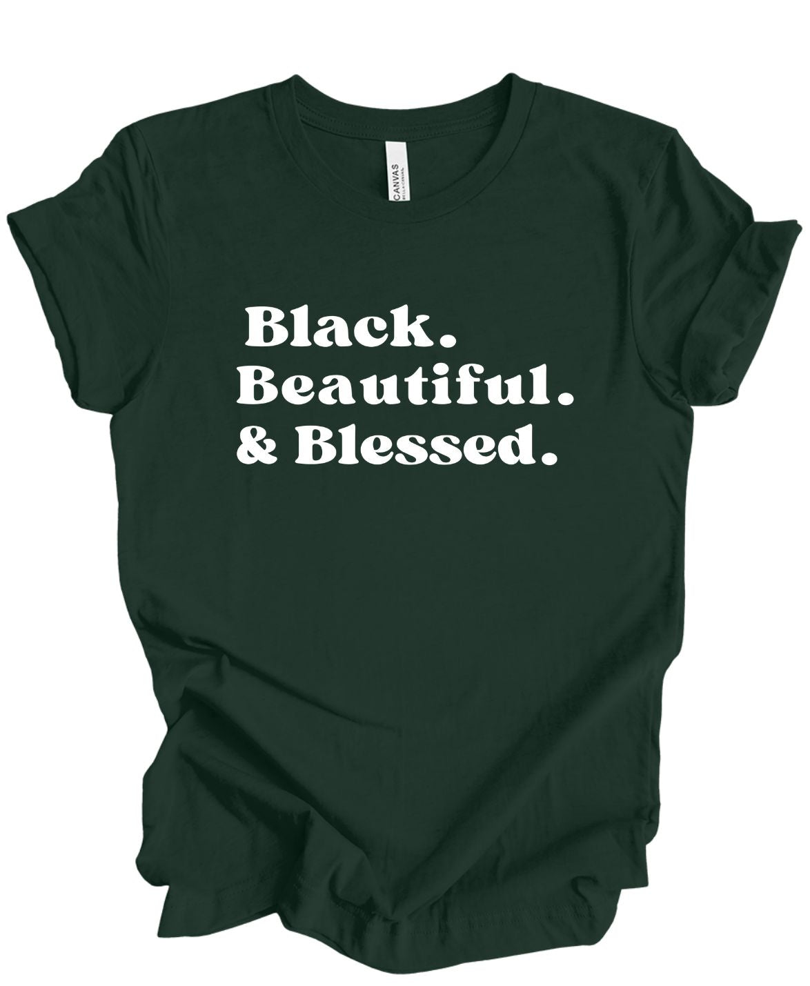 Black Beautiful and Blessed T-shirt