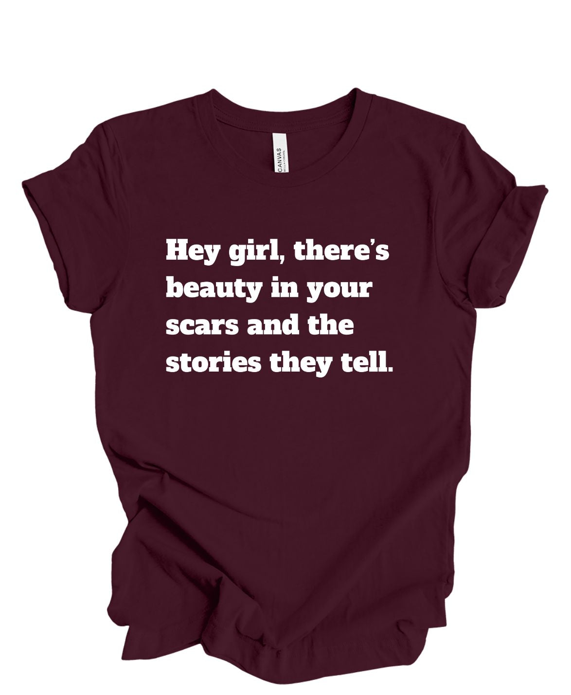 Beauty, Scars tell the story T-Shirt