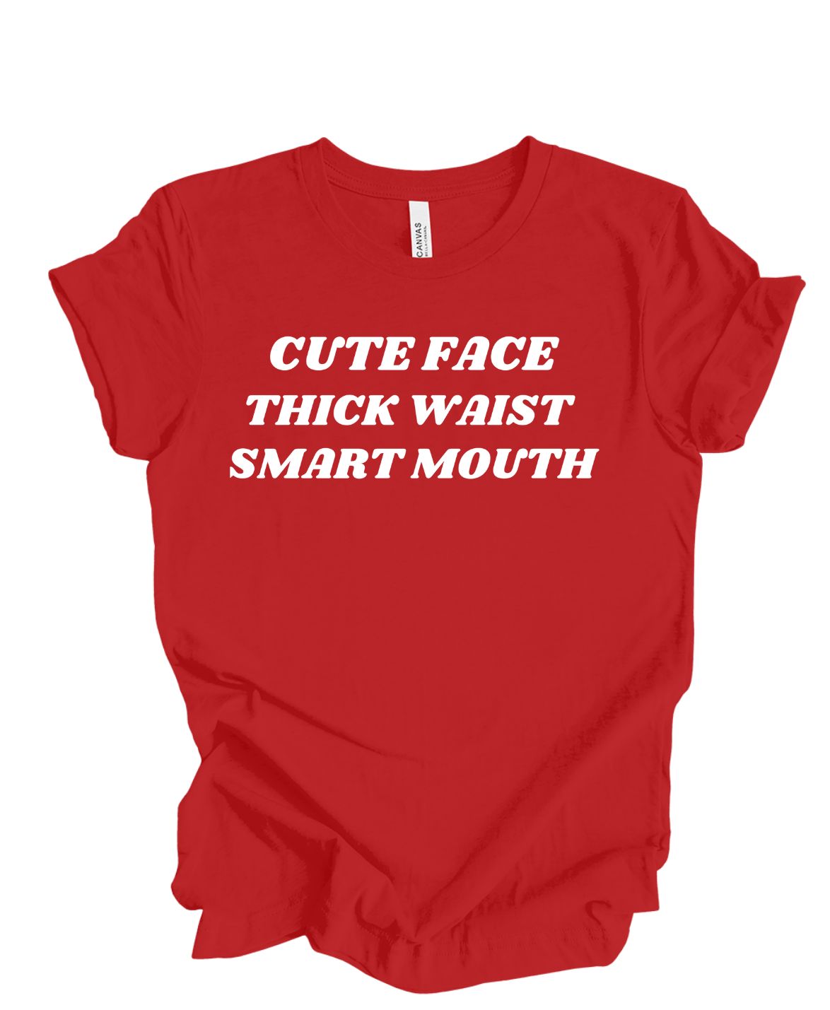 Cute Face ,Thick Waist, Smart Mouth T-Shirt