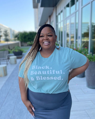 Black Beautiful and Blessed T-shirt